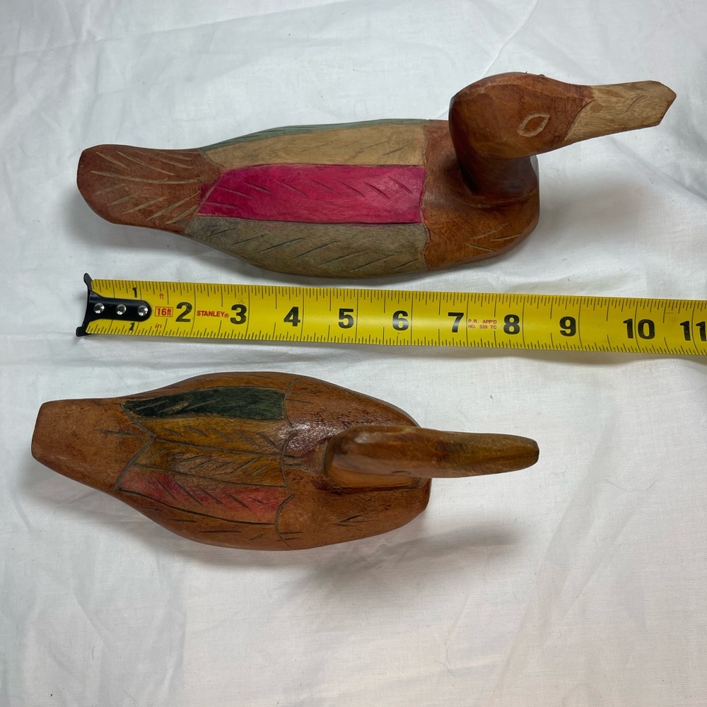 Vintage Handcrafted Wooden Duck Decoys - Picture 7 of 7